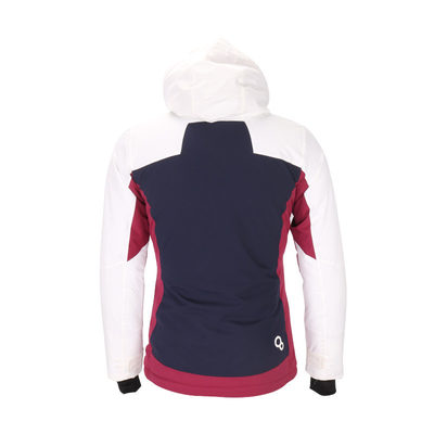 Womens Waterproof Breathable Winter Ski Jacket With Detachable Hood